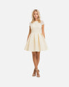 Maternity cream dress